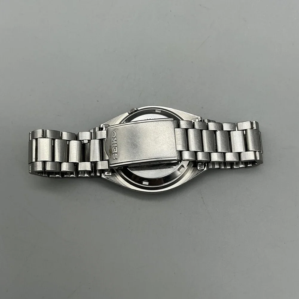 Vintage Seiko 5 7009-3040 Mens Watch 37mm Date Automatic NON WORKING For Parts